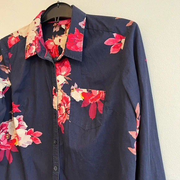Joules floral shirt exc con size 12 - Picture 6 of 13